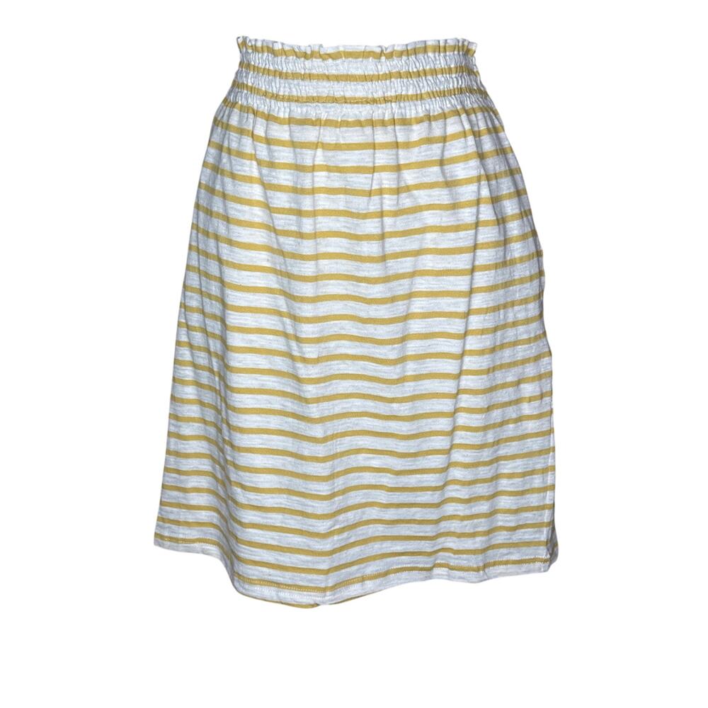 Tulip B by Unique Vintage Yellow Heather Stripe Mini Skirt XL NWT